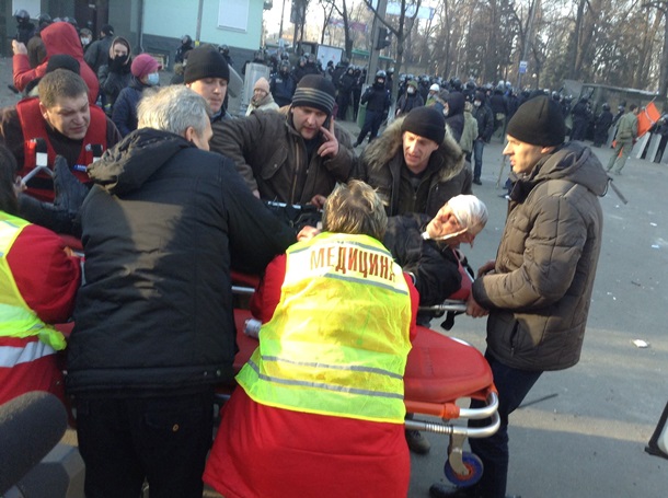 Пострадавшие и раненные митингующие Пострадавшие и раненные митингующие