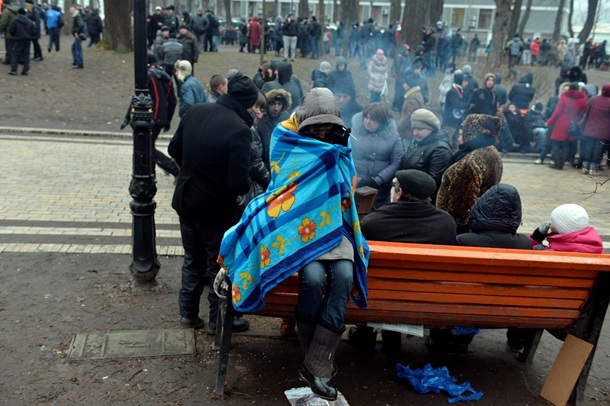 Все ради бюджета. ФотоРепортаж с митинга сторонников Партии регионов под Радой Все ради бюджета. ФотоРепортаж с митинга сторонников Партии регионов под Радой