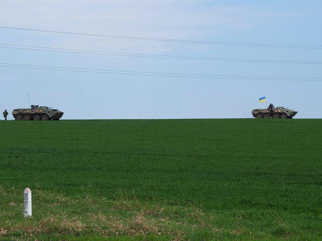 Штурм Славянска: 5 террористов уничтожено, снесены блок-посты. ФОТОрепортаж+ВИДЕО