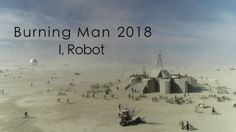 Burning Man 2018 Видео 4k