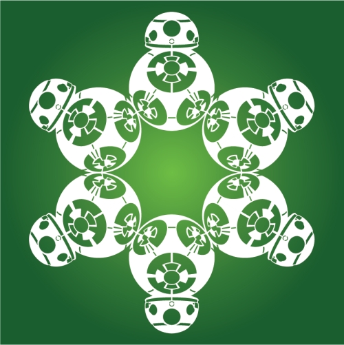 BB-8 - Star Wars Snowflake