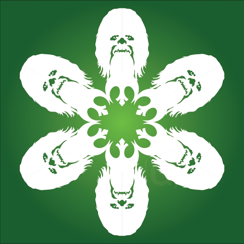 Chewie - Star Wars Snowflake