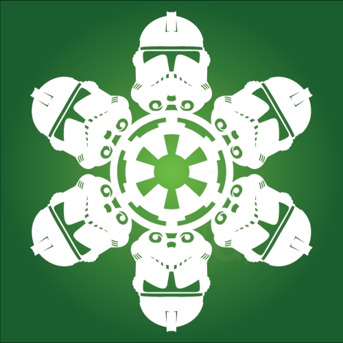 Clone Trooper 2 - Star Wars Snowflake