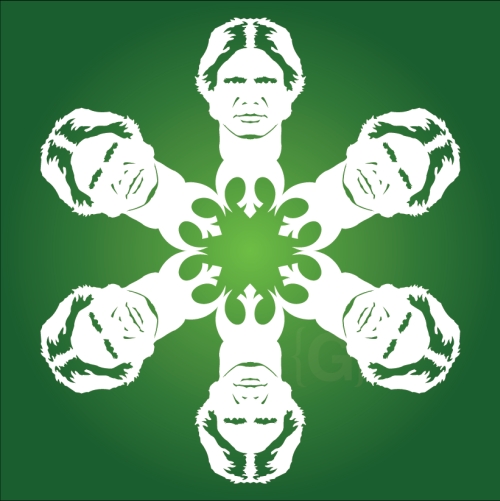 Han Solo - Star Wars Snowflake