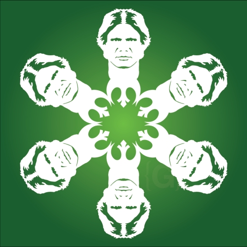 Han Solo - Star Wars Snowflake