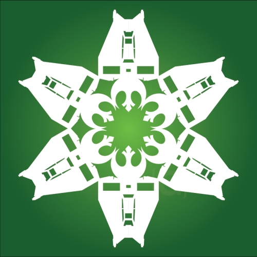 T-47 airspeeder - Star Wars Snowflake