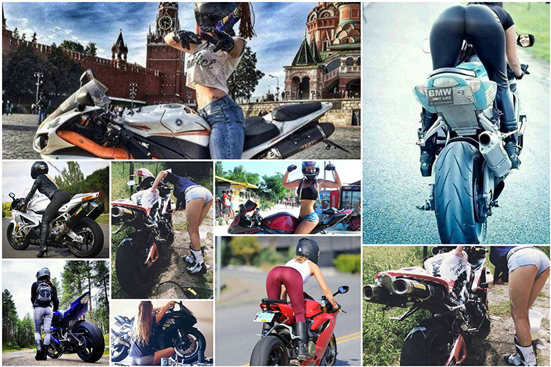Сексуальные байкерши Сексуальные байкерши