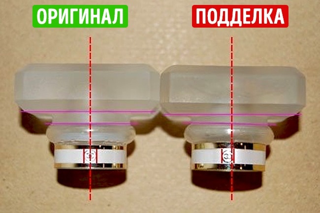 Крышка флакона - Способы как отличить настоящие духи от подделки Крышка флакона - Способы как отличить настоящие духи от подделки