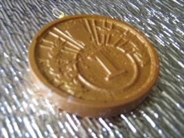 медаль из шоколада