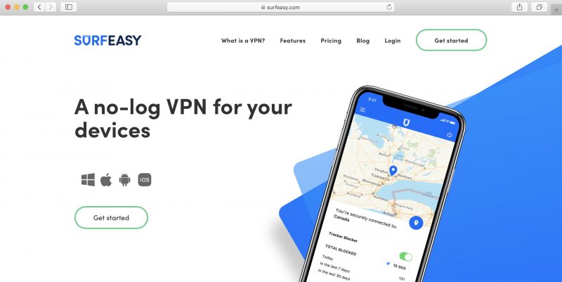 SurfEasy - Лучшие бесплатные VPN-сервисы для компьютеров и смартфонов SurfEasy - Бесплатные VPN-сервисы