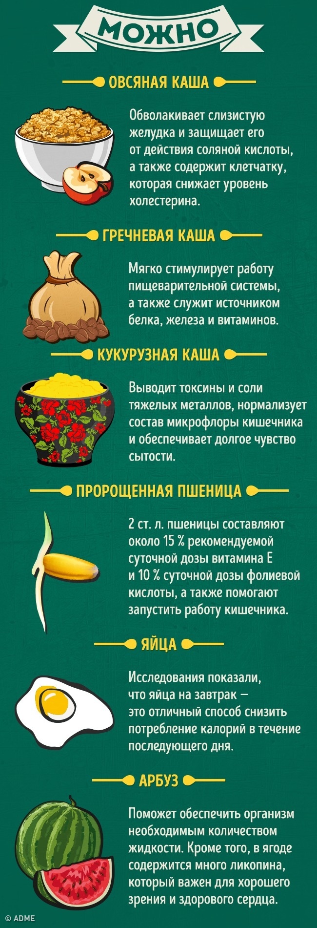 Продукты, которые можно и нельзя есть натощак Что можно/нельзя есть натощак