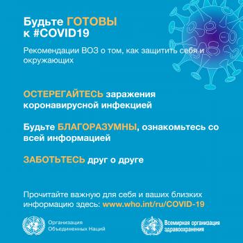 Covid-19 Рекомендации ВОЗ