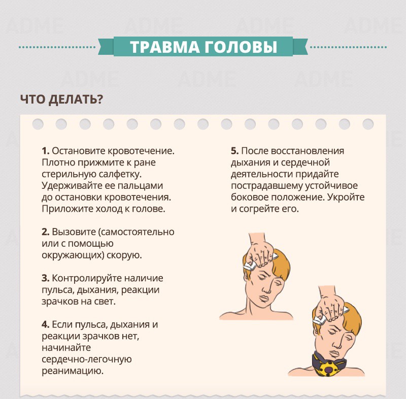 Травма головы - Гид по оказанию первой помощи Травма головы - Гид по оказанию первой помощи