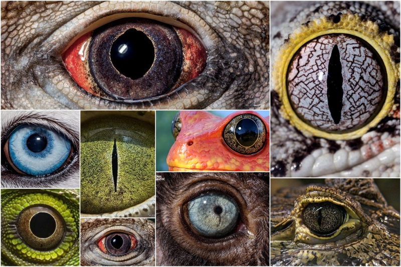 Необычные макрофотографии глаз животных