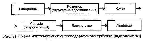 життєвий цикл підприємств