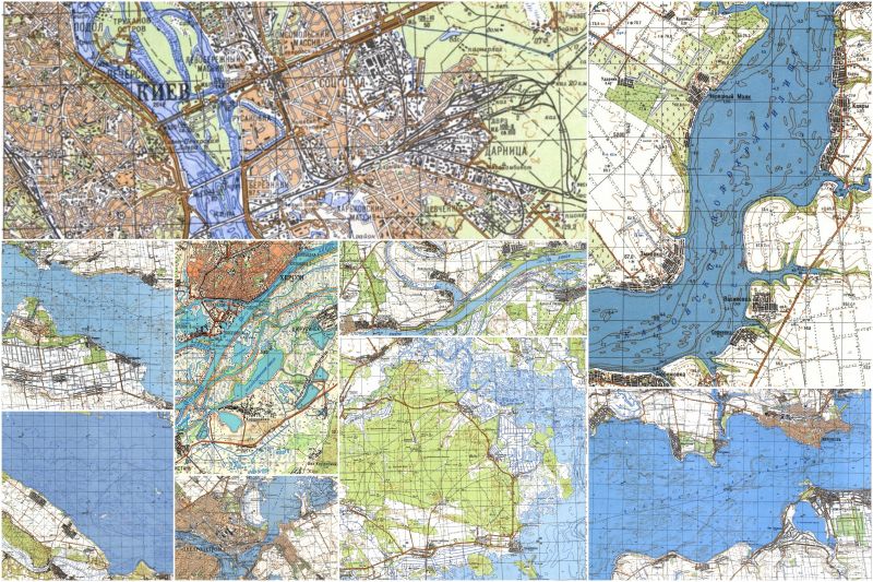 Карта речки Днепр Карта речки Днепр