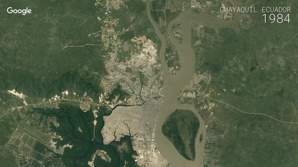 Google Timelapse покажет как менялась планета за последние 32 года Google Timelapse покажет как менялась планета за последние 32 года