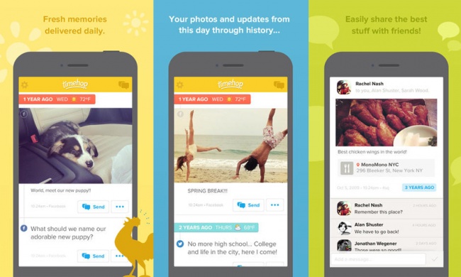 Timehop, приложение ностальгии - Приложения для повседневной жизни Timehop, приложение ностальгии - Приложения для повседневной жизни