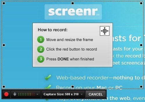 Screenr — создание видеороликов Screenr — создание видеороликов