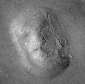 Самая последняя фотография "сфинкса" на марсе.