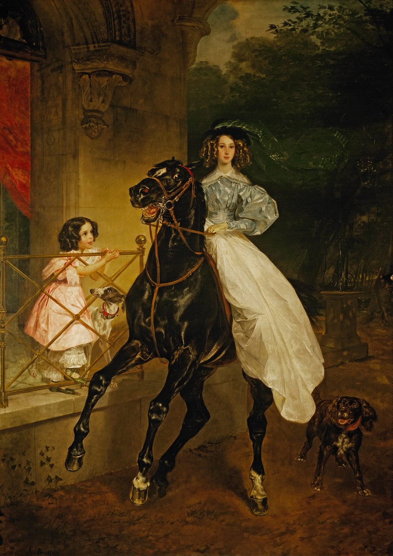 Карл Брюллов, «Всадница» Карл Брюллов, «Всадница»