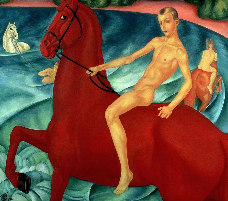 Кузьма Петров-Водкин, «Купание красного коня» Кузьма Петров-Водкин, «Купание красного коня»