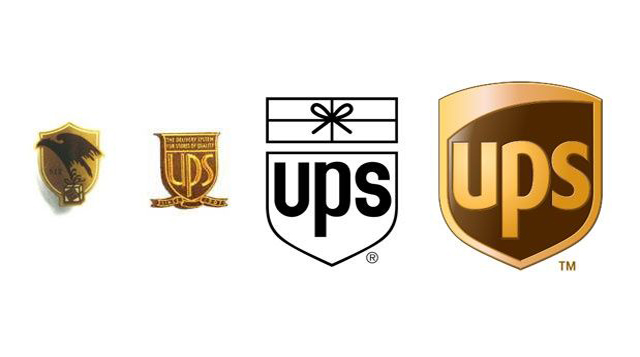 UPS - Эволюция логотипов Apple, Google, Nokia, BMW, Audi