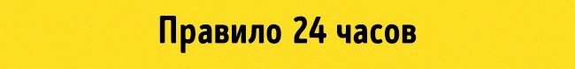 Правило 24 часов Правило 24 часа