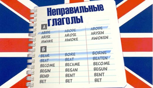 Неправильные английские глаголы Неправильные английские глаголы
