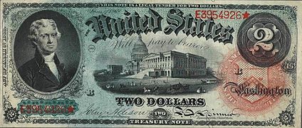 2 доллара 1869 года 2 доллара 1869 года